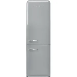 Frigorífico Combinado Smeg Anni 50 - NoFrost - Cinza (Silver) - Dobradiça à Direita - FAB32RSV6