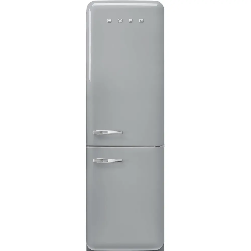 Frigorífico Combinado Smeg Anni 50 - NoFrost - Cinza (Silver) - Dobradiça à Direita - FAB32RSV6