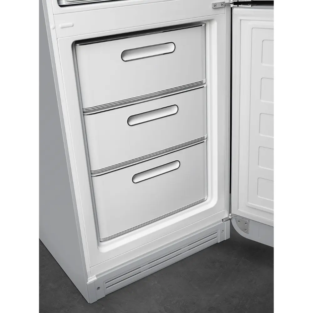 Frigorífico Combinado Smeg Anni 50 - NoFrost - Cinza (Silver) - Dobradiça à Direita - FAB32RSV6 - Image 4