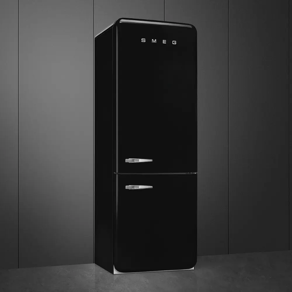 Frigorífico Combinado Smeg Anni 50 XXL (70cm) - Preto - Dobradiça à Direita - FAB38RBL6 - Image 5
