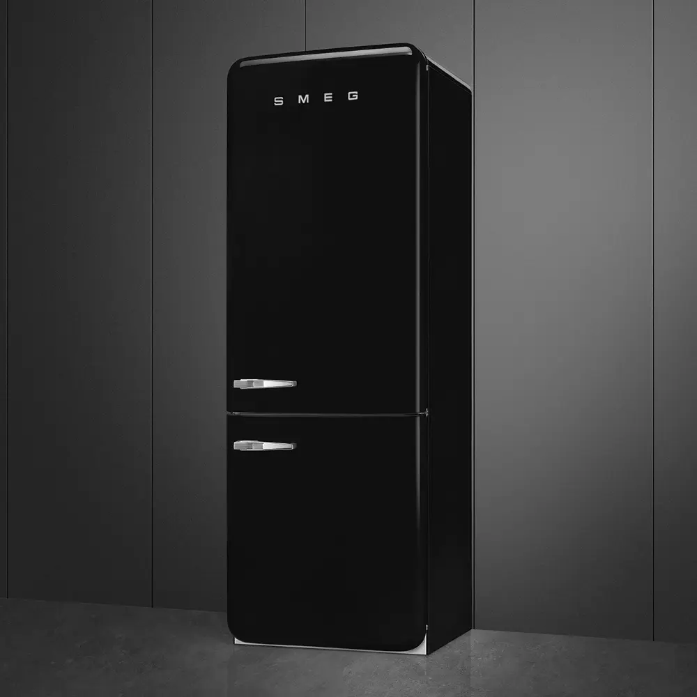 Frigorífico Combinado Smeg Anni 50 XXL (70cm) - Preto - Dobradiça à Direita - FAB38RBL6 - Image 6