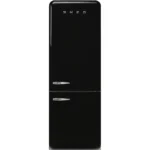 Frigorífico Combinado Smeg Anni 50 XXL (70cm) - Preto - Dobradiça à Direita - FAB38RBL6