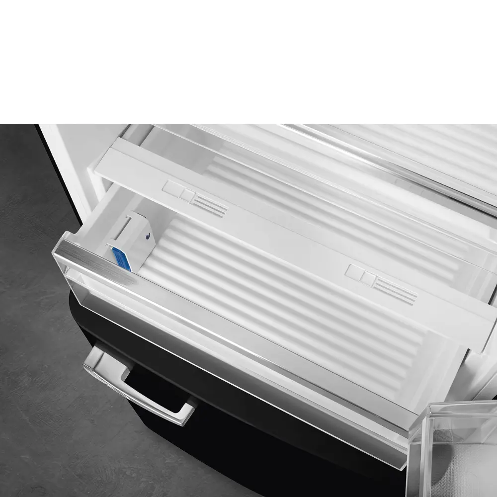 Frigorífico Combinado Smeg Anni 50 XXL (70cm) - Preto - Dobradiça à Direita - FAB38RBL6 - Image 8