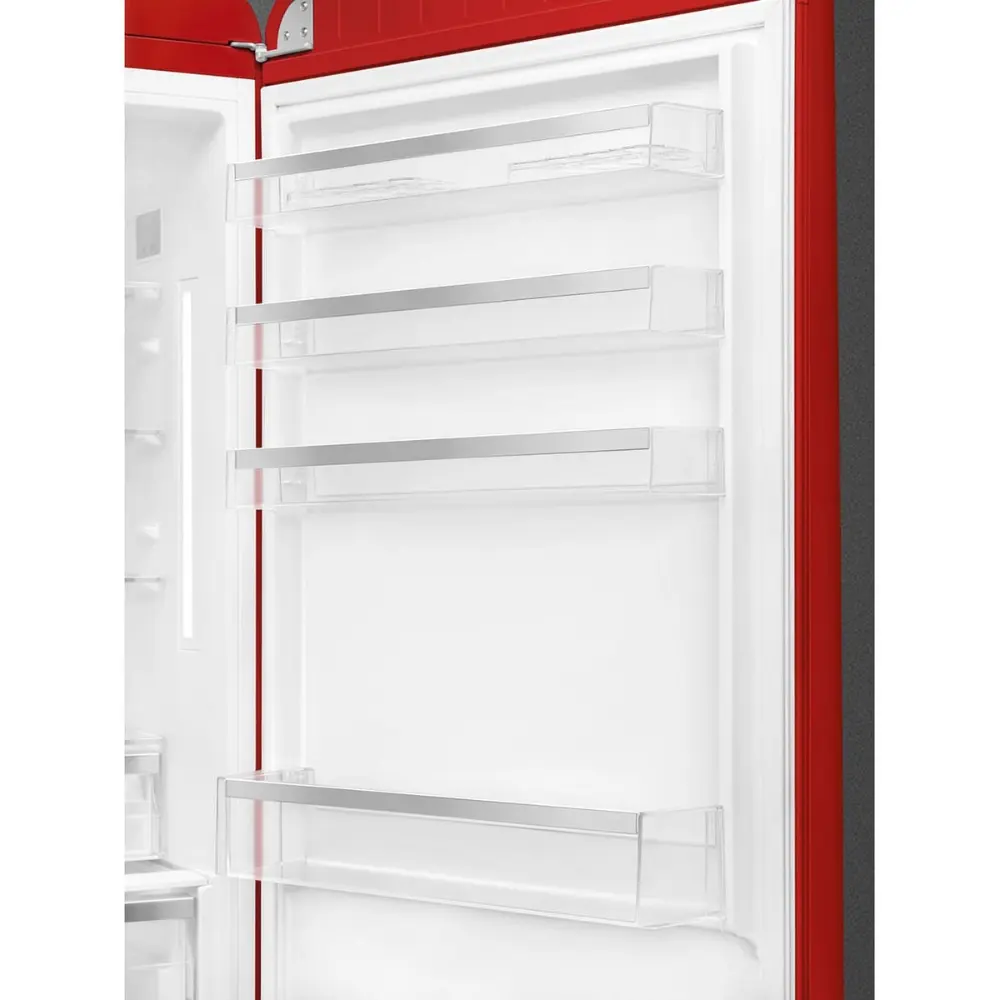 Frigorífico Combinado Smeg Anni 50 XXL (70cm) - Vermelho - Dobradiça à Direita - FAB38RRD6 - Image 4