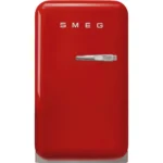 Minibar Smeg Anni 50 - 73cm - Vermelho - Dobradiça à Esquerda - FAB5LRD6