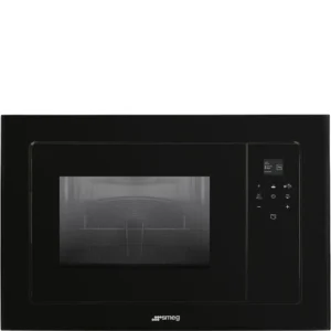 Micro-ondas de Encastre Smeg - 20 Litros - 39cm Altura - Preto - FMI120B3