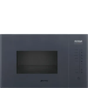 Micro-ondas de Encastre Smeg Linea - 25 Litros - 39cm Altura - Neptune Grey - FMI125G