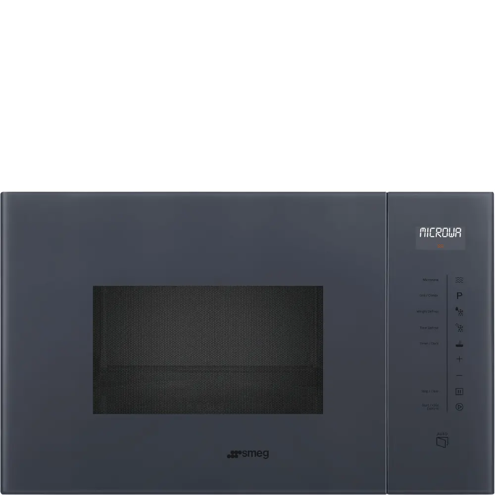 Micro-ondas de Encastre Smeg Linea - 25 Litros - 39cm Altura - Neptune Grey - FMI125G