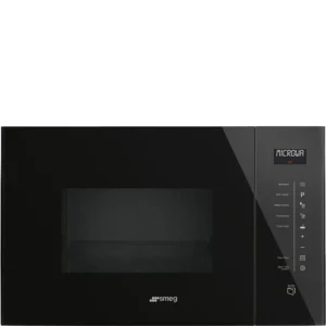Micro-ondas de Encastre Smeg Linea - 25 Litros - 39cm Altura - Preto - FMI125N