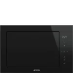 Micro-ondas de Encastre Smeg Dolce Stil Novo - 25 Litros - 39cm Altura - Preto - FMI625CN