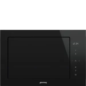 Micro-ondas de Encastre Smeg Dolce Stil Novo - 25 Litros - 39cm Altura - Preto - FMI625CN