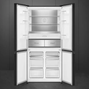 Frigorífico Americano Smeg - 90cm Largura - Total NoFrost - Dark Inox - FQI60KD