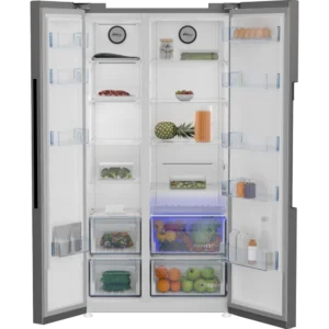 Frigorífico Americano Beko - 580L - NoFrost - HarvestFresh Inox - GN1603140XBN
