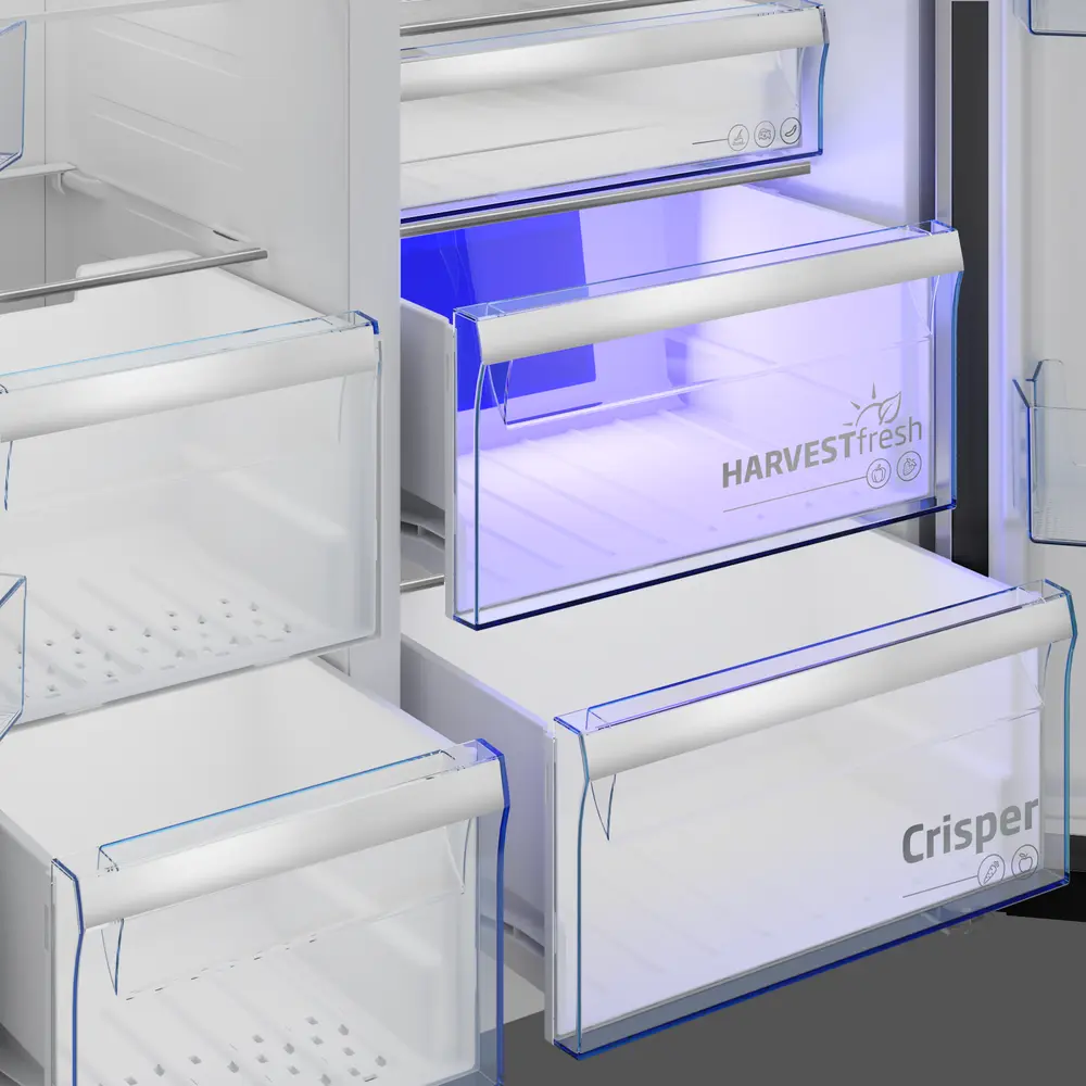 Frigorífico Americano Beko - 576L - NoFrost - Dark Inox com Dispensador - GN163241XBRN - Image 5