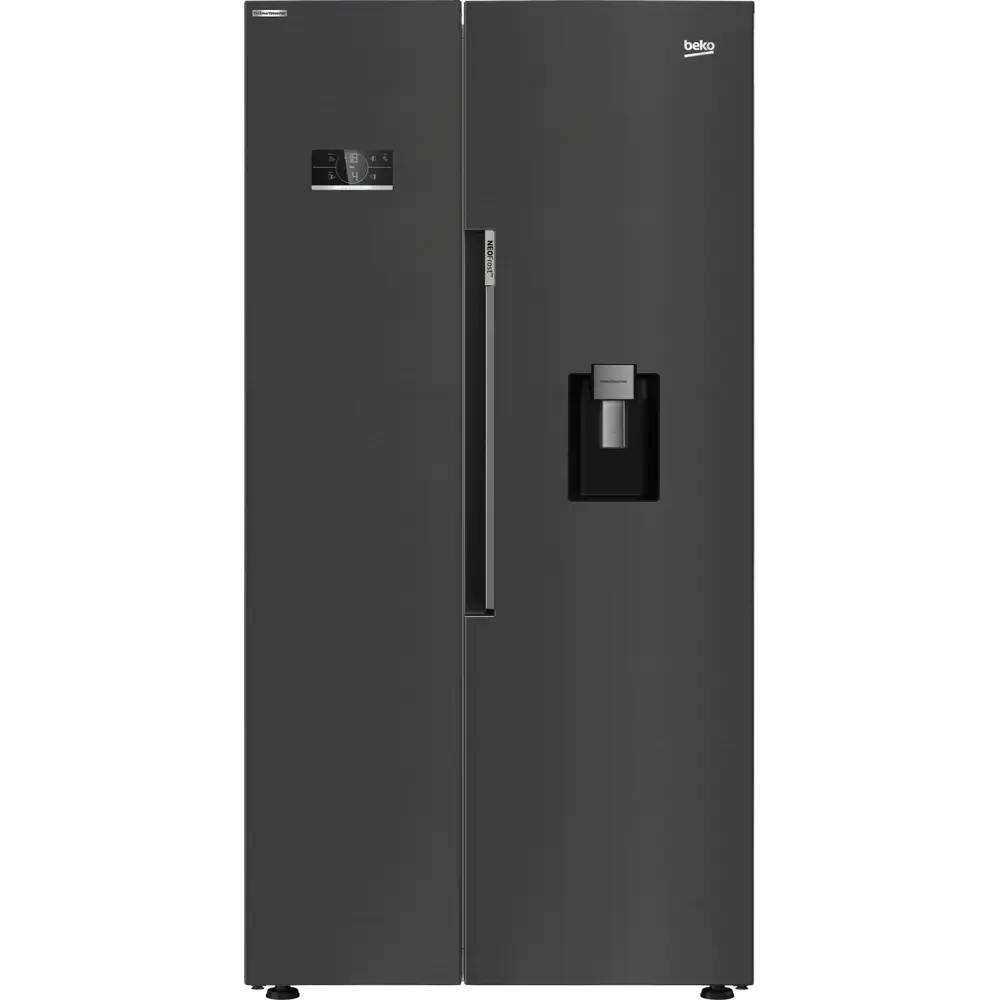 Frigorífico Americano Beko - 576L - NoFrost - Dark Inox com Dispensador - GN163241XBRN - Image 3