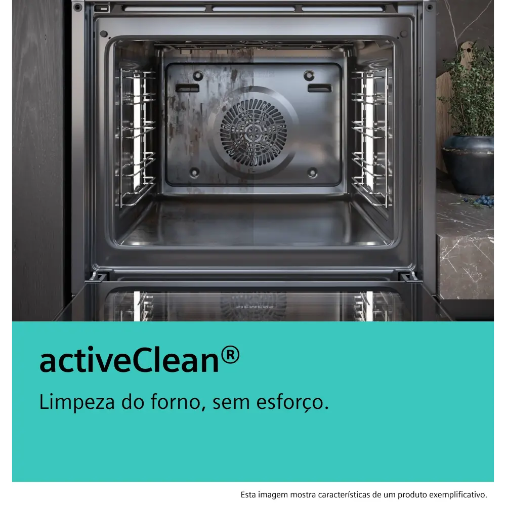 Forno Multifunções Siemens iQ300 - 71L - Pirolítico e Relógio Eletrónico - HB574AER4 - Image 7