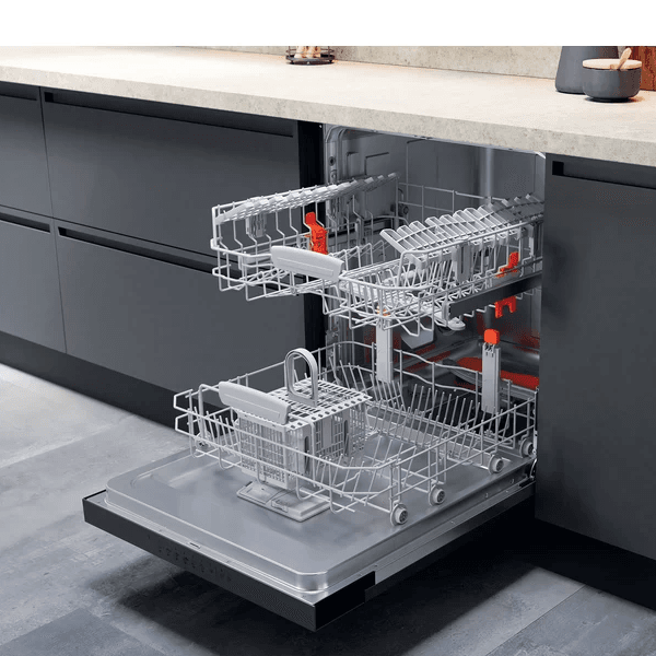 Máquina de Lavar Loiça Encastrável Hotpoint HBC 3C41 W - 59,8 cm, 14 Conjuntos, 9 Programas - Image 2