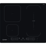 Placa de Indução Indesit IB 65B60 NE - 59 cm, Elétrica, Vidro Preto
