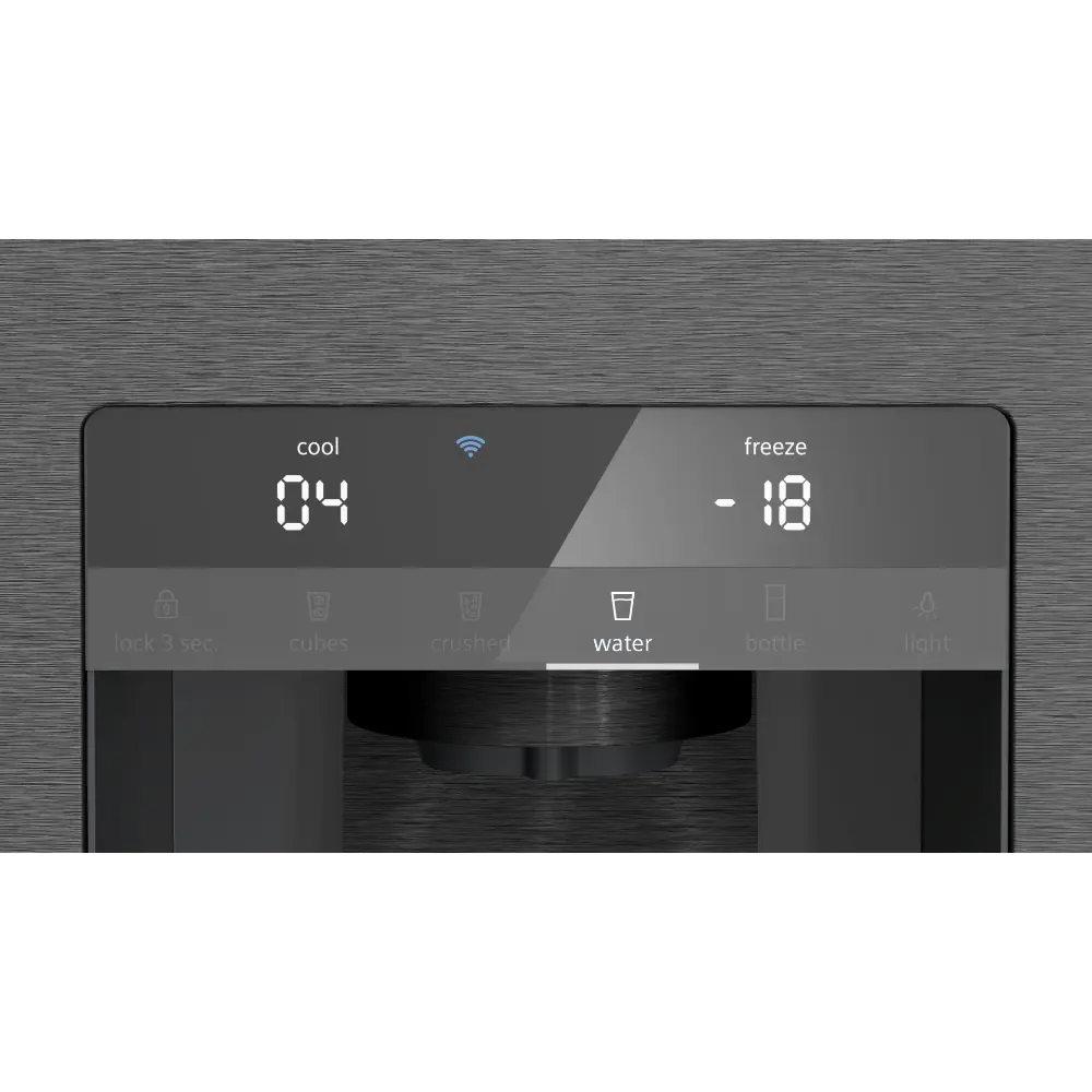 Multi Door American Style Siemens iQ700 - 574L - BlackInox com Home Connect - KF96DPXEA - Image 4