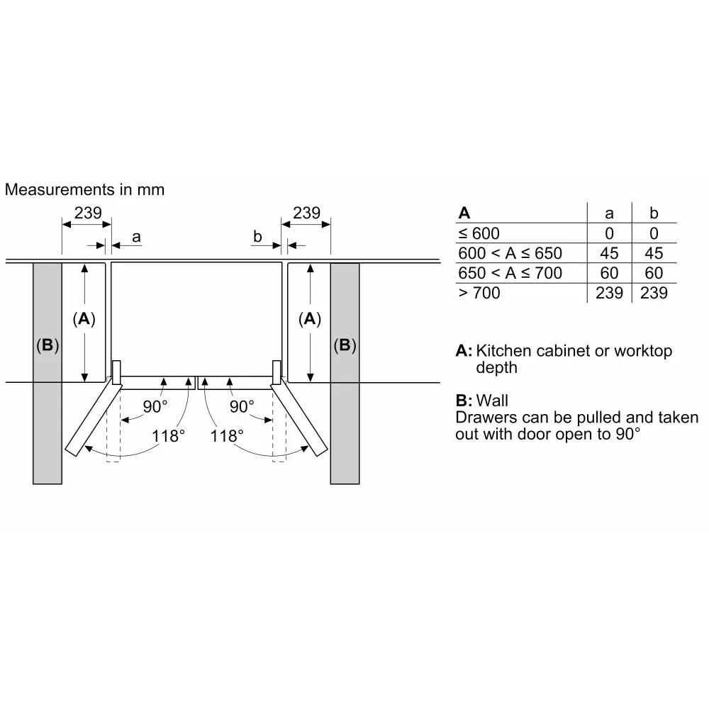 Multi Door American Style Siemens iQ700 - 574L - BlackInox com Home Connect - KF96DPXEA - Image 11