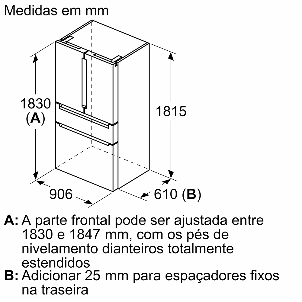 Frigorífico Multiporta Siemens - Design em Vidro Preto - Beverage Center - KF96RSBEA - Image 6