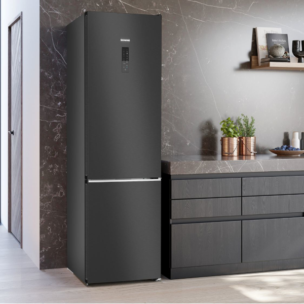 Frigorífico Combinado Siemens - 203cm - BlackSteel (Inox Preto) - HyperFresh - KG39NAXCF - Image 2