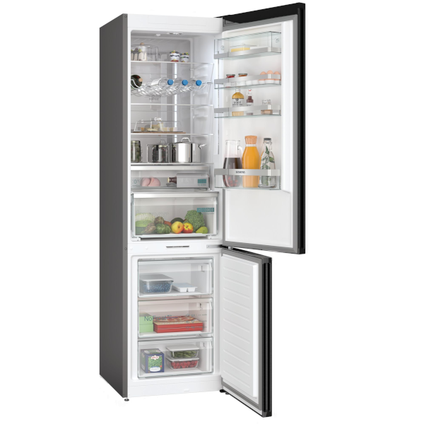 Frigorífico Combinado Siemens - 203cm - BlackSteel (Inox Preto) - HyperFresh - KG39NAXCF - Image 3