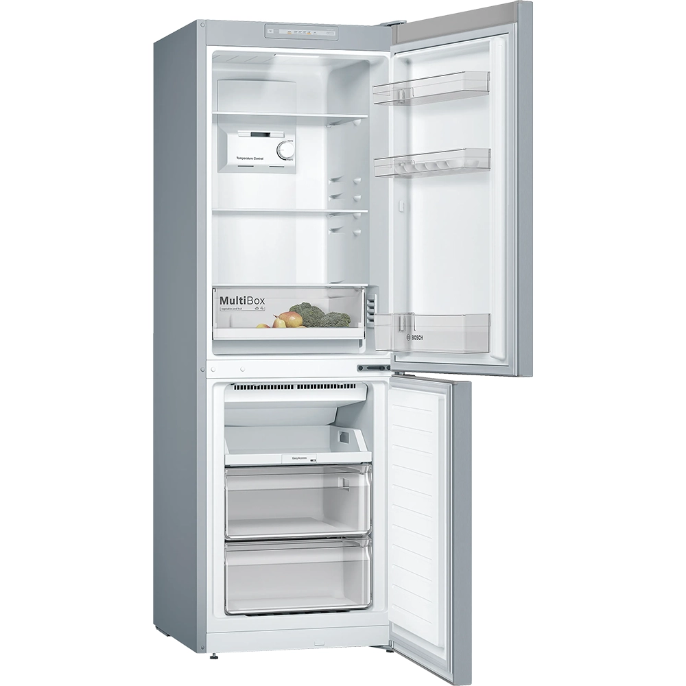 Frigorífico Combinado Bosch - 176cm - NoFrost - Inox Look - KGN33NLEB