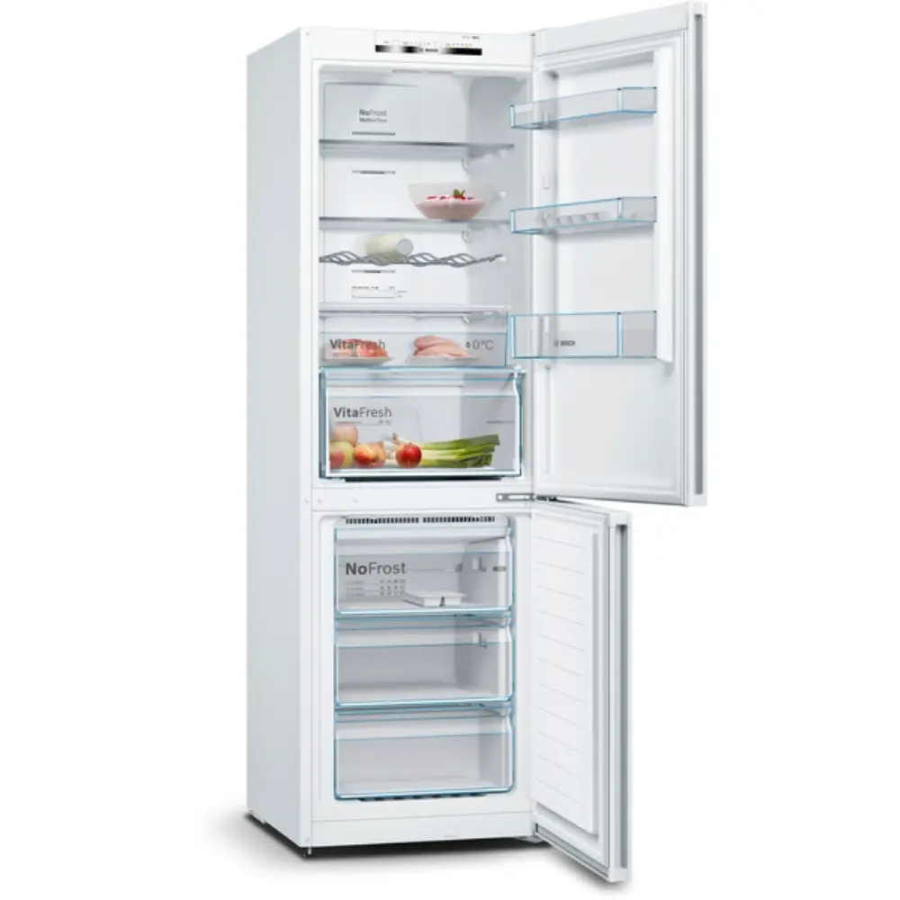 Frigorífico Combinado Bosch - 186cm - VitaFresh - Branco - KGN36VWDB