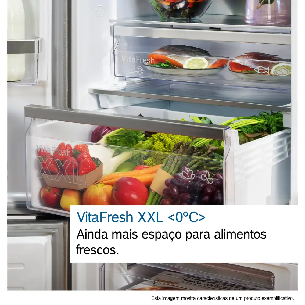 Frigorífico Combinado Bosch - 203cm - NoFrost - Inox Look - KGN392I1F - Image 13