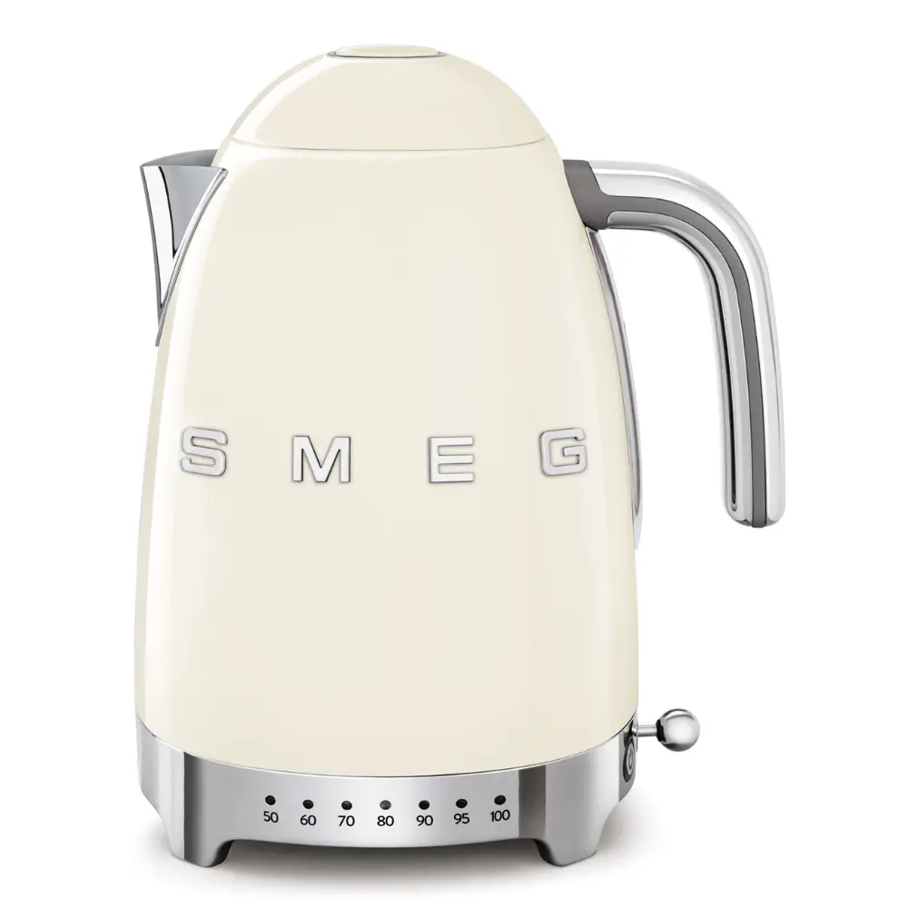 Chaleira Temperatura Variável Smeg KLF04CREU - 1,7 Lts, Anni 50,Creme