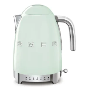 Chaleira Temperatura Variável Smeg KLF04PGEU - 1,7 Lts, Anni 50, Verde água