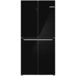 Frigorífico Multiporta Bosch - 547L - NoFrost - Vidro Preto (85cm) - KMC85LBEA