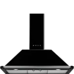 Chaminé Parede Smeg KT90BLE - Victoria Preto, 90cm, A