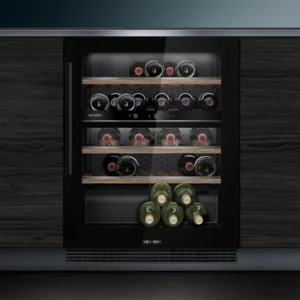 Garrafeira de Bancada Encastre Siemens iQ500 - 60cm Largura - Porta de Vidro - KU21WAHG0