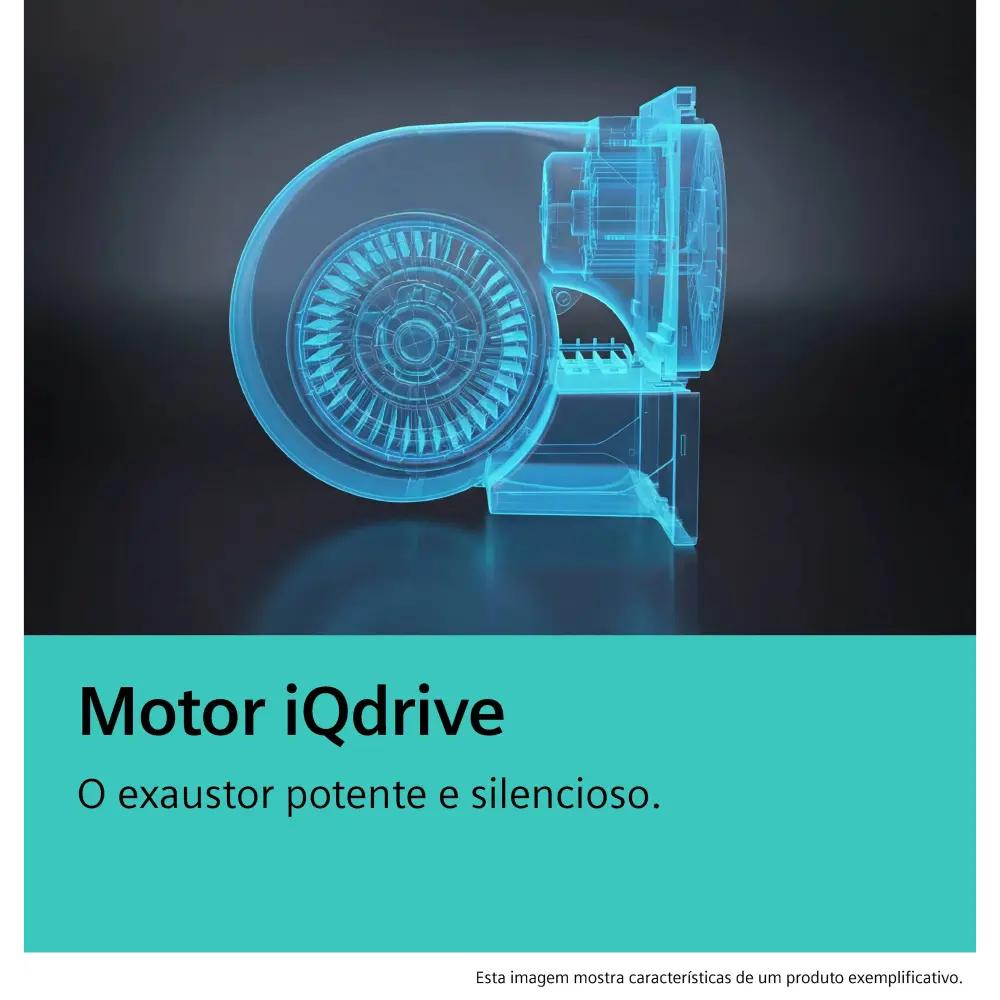 Exaustor Integrável Siemens iQ700 - 52 cm - Preto - Motor iQdrive Classe A++ - LB57NPC60 - Image 8