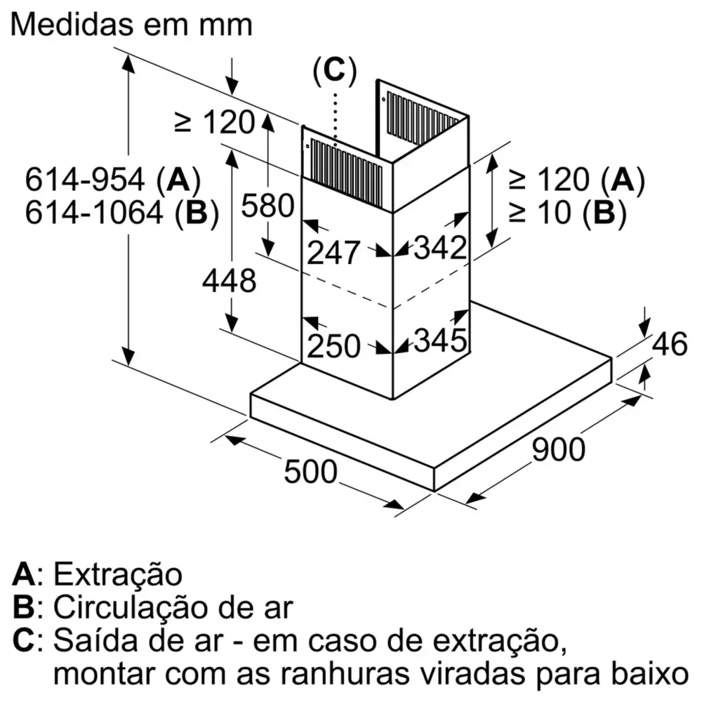 Exaustor de Parede Siemens iQ500 - 90 cm - Motor iQdrive e Interior Blindado - LC97BHP50 - Image 6