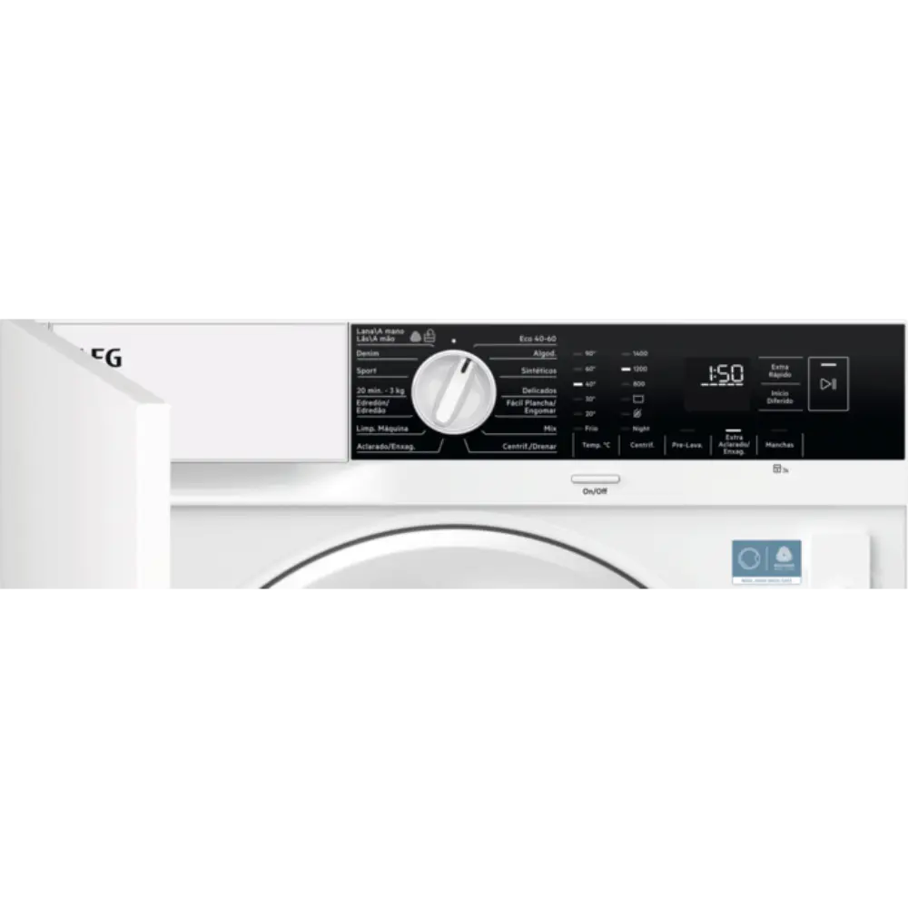 Máquina de Lavar Roupa AEG - 7kg - 1400rpm - Integrável Série 6000 ProSense - LFN6G7434F - Image 2