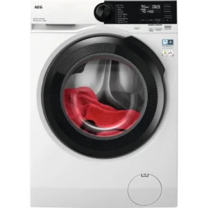 Máquina de Lavar Roupa AEG - 10kg - 1400rpm - Série 6000 MixLoad Porta Preta - LFR6214O4B