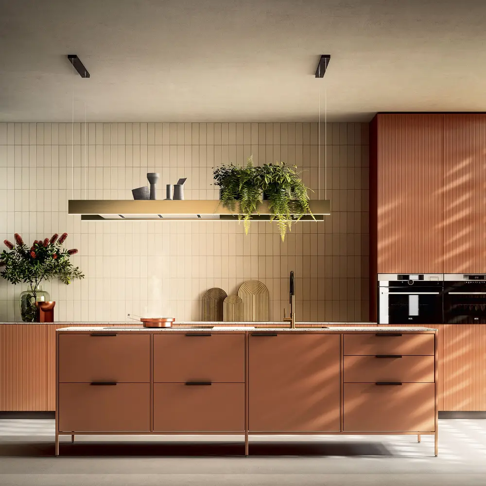 Exaustor Falmec Light Ilha - 120 cm - Bronze - 500 m3/h - Image 3