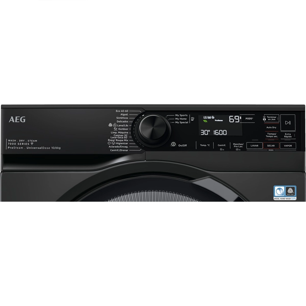 Máquina de Lavar e Secar Roupa AEG - 10|6kg - 1600rpm - LWR7316V6O - Image 2