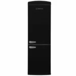 Frigorífico Combinado Meireles - Design Retro - Preto Mate - MFC 366 BL.1