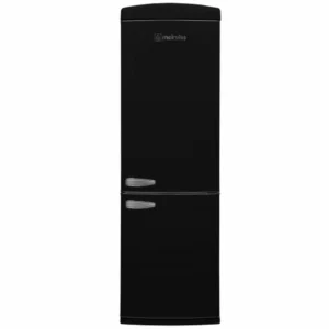 Frigorífico Combinado Meireles - Design Retro - Preto Mate - MFC 366 BL.1