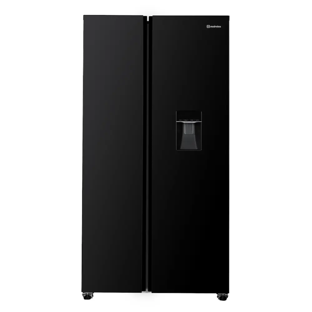 Frigorífico Americano Meireles - Side-by-Side - Preto - MFS 603 BL