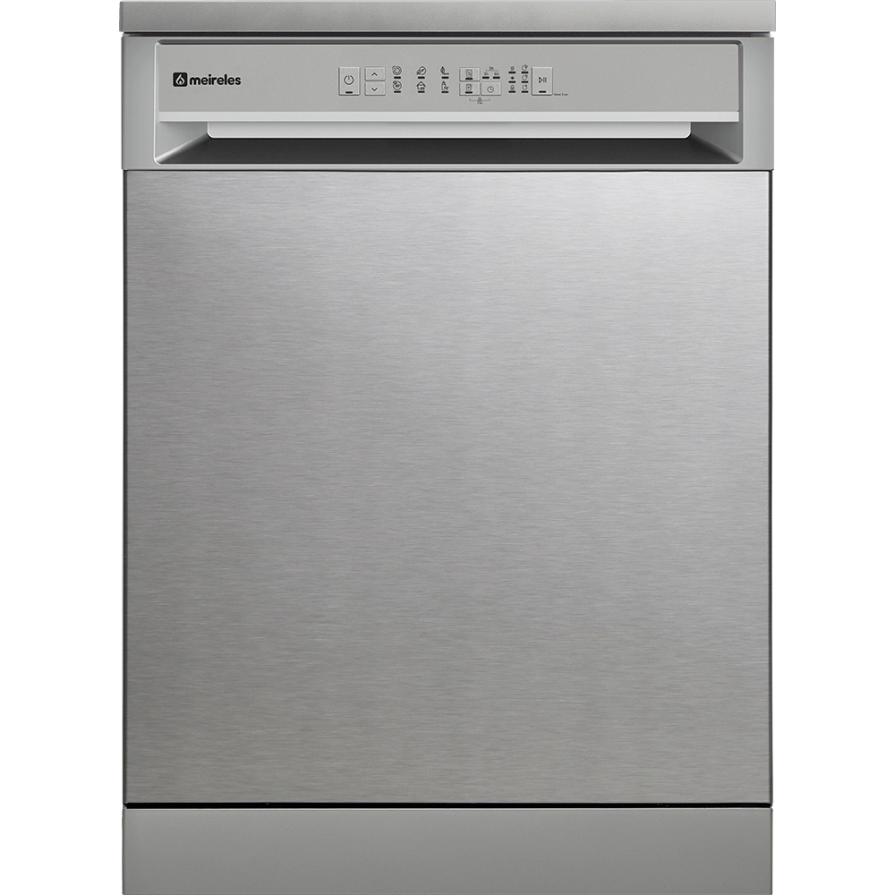 Máquina de Lavar Loiça Meireles MLL 128 X - Livre Instalação - 60cm - Inox - Classe E
