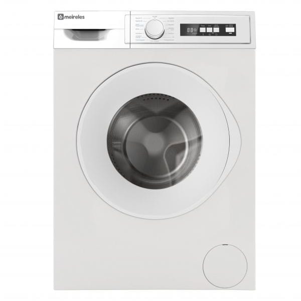 Máquina de Lavar Roupa Meireles - 8kg - 1000rpm - Display Digital - MLR 1084 W