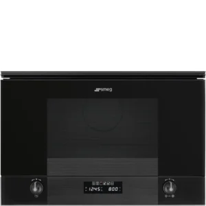 Micro-ondas de Encastre Smeg Linea - 22 Litros - 39cm Altura - Preto - MP122B3