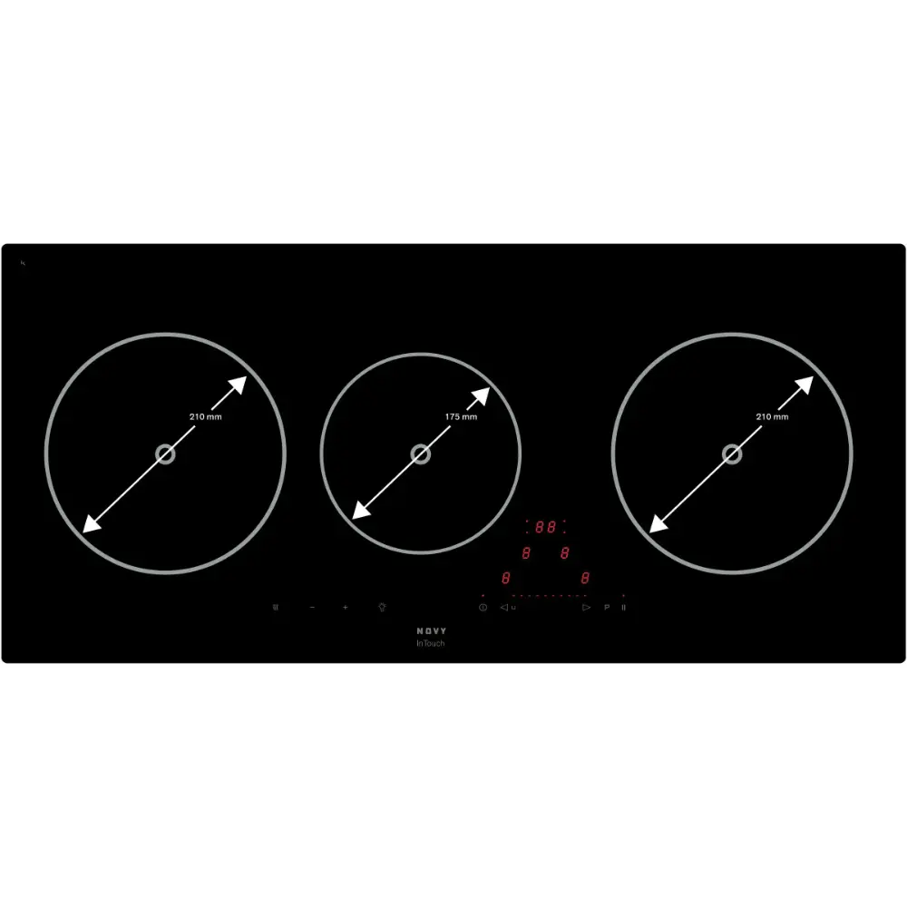 Placa de Indução Novy Conforto 1757 Preto - Image 4