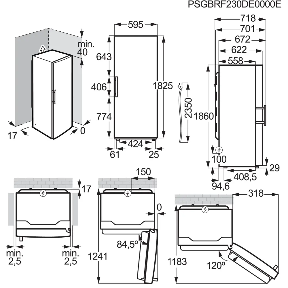 Frigorífico 1 Porta AEG - 186cm - Cooling 360 (Inox) - ORK7M391EX - Image 7
