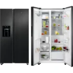 Frigorífico Americano AEG - 573L - NoFrost - Side-by-Side Preto - ORX9V351DB